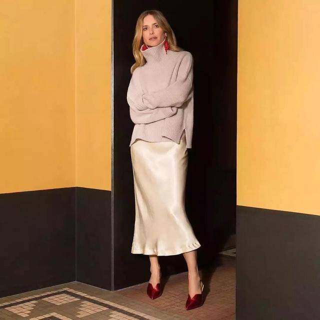 毛衣 毛衣+裙子的神仙组合,优雅又时髦