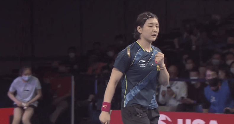 孙颖莎|世乒赛变全运会！国乒包揽女单4强，陈梦冲大满贯，孙颖莎遇挑战