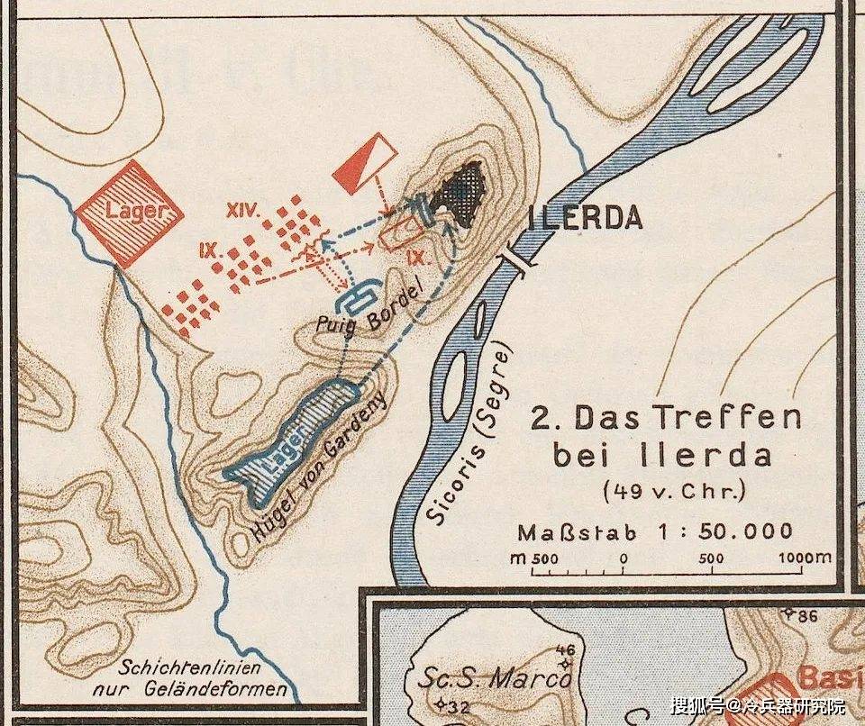 图11. 伊莱尔达战斗地图,引自《古典军事史会战地图》