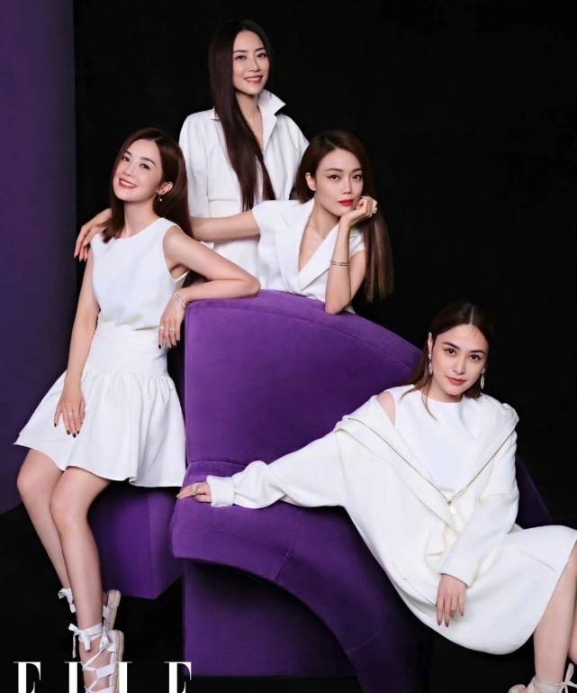 颜色 港风四大美女拍闭年大?刊?排场大！阿娇穿白色美回巅峰，终于瘦了