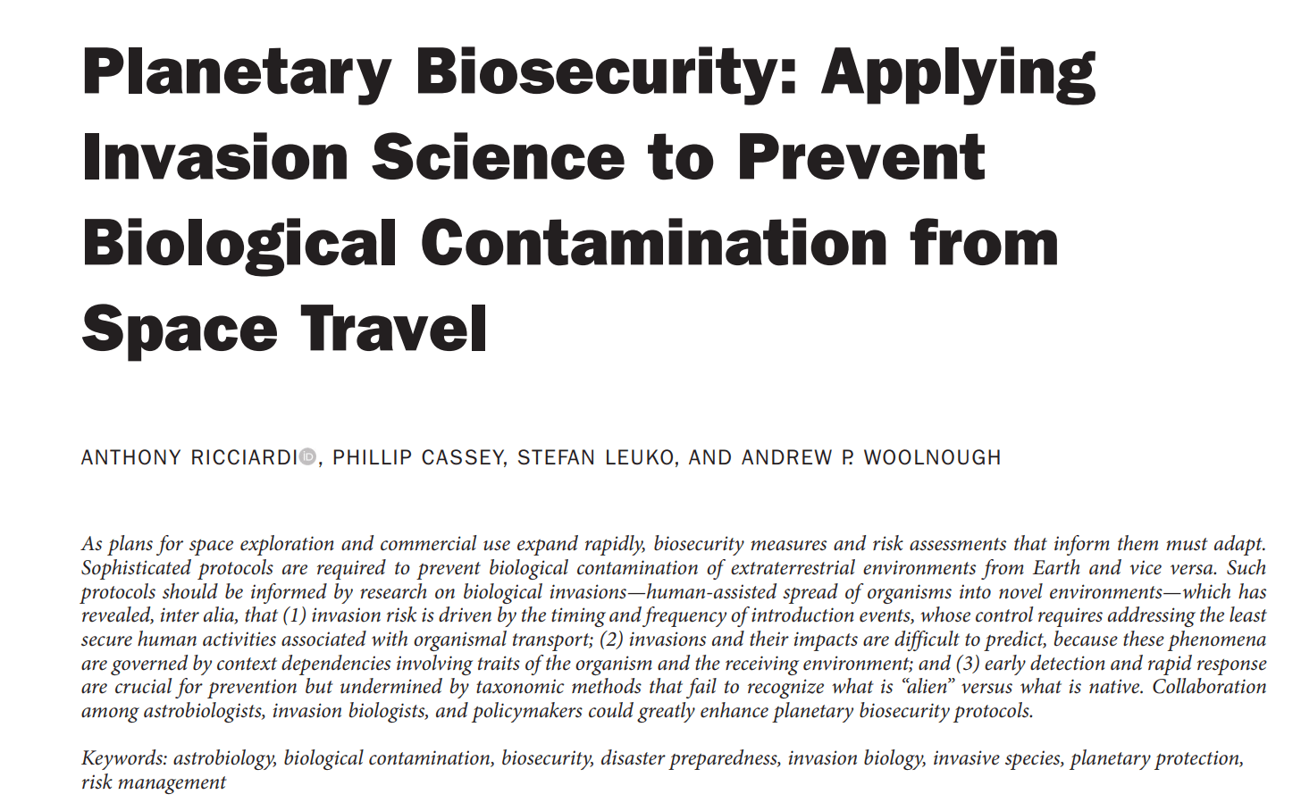 科学家警告：外星生物会搭乘人类飞船返回地球 造成入侵破坏
