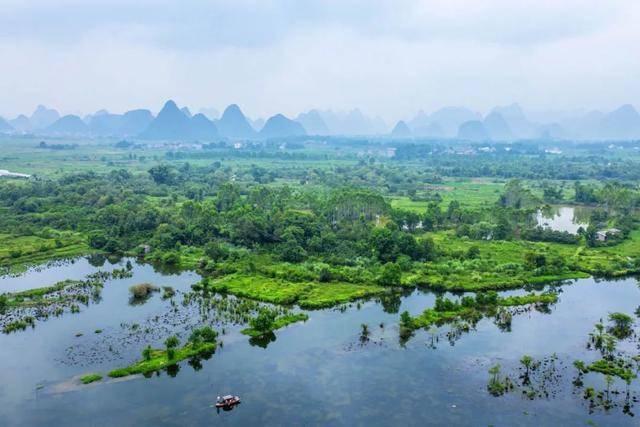 对桂林的印象不要停留在桂林山水，美丽的会仙，它更份纯净与天然