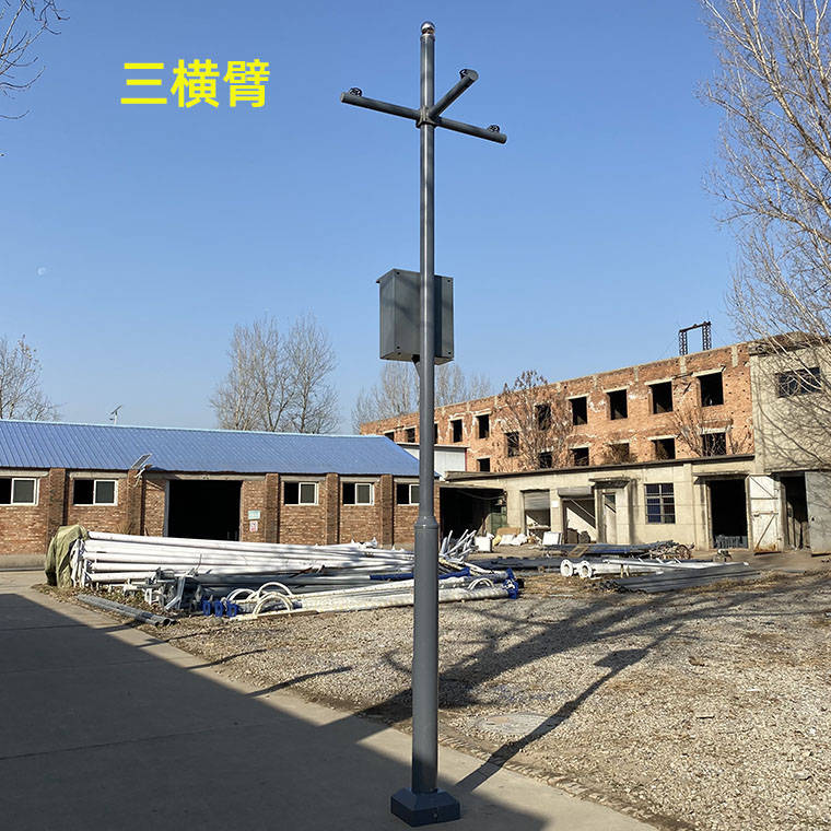 保定监控杆厂家英谷光电承接深圳园电子安防监控杆项目_莲池_起步区