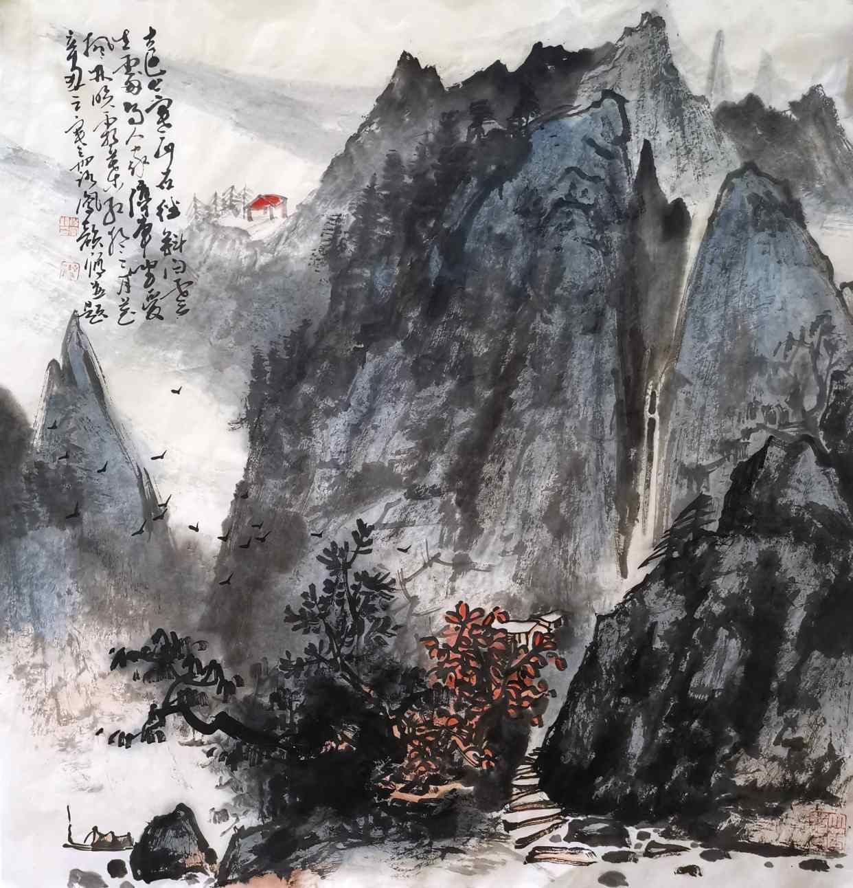 『寻艺之旅』著名山水画家倪凤韵