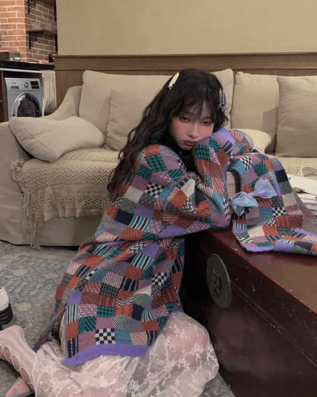 马海毛 冬天毛衣精选篇：25+的小姐姐复古毛衣好漂亮，是传统与简化结合