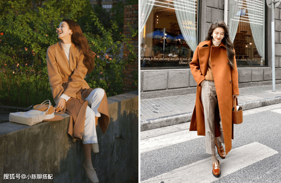 轮廓 今冬流行“大衣+烟管裤”,简约时髦,普通人也能穿出好气质