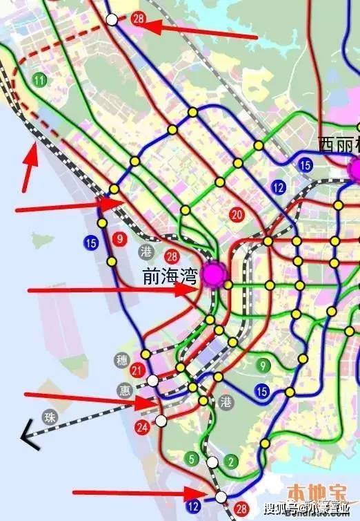 深圳2035年地铁规划出炉(已更新):24,27号线站点公示,龙华到南山更近