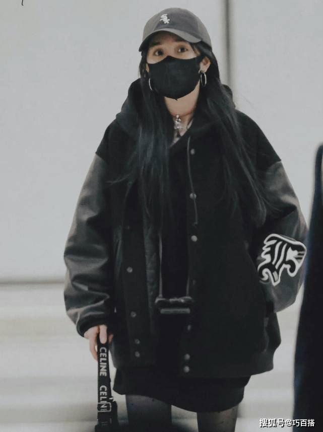 黑色 杨幂仪态进步太多，私服状态好到爆炸，皮肤白到发光