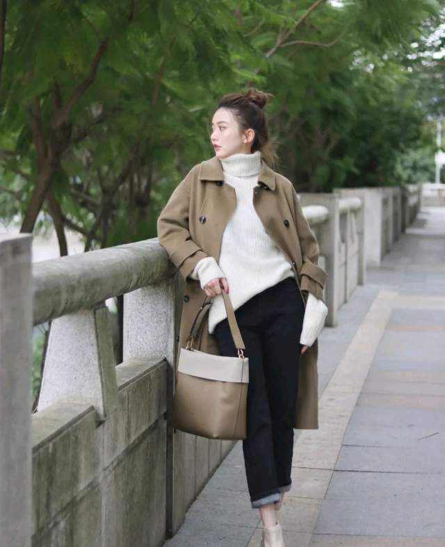 下装 拒绝臃肿!可以试试大衣穿搭,穿对了大衣看上去就像瘦了10斤
