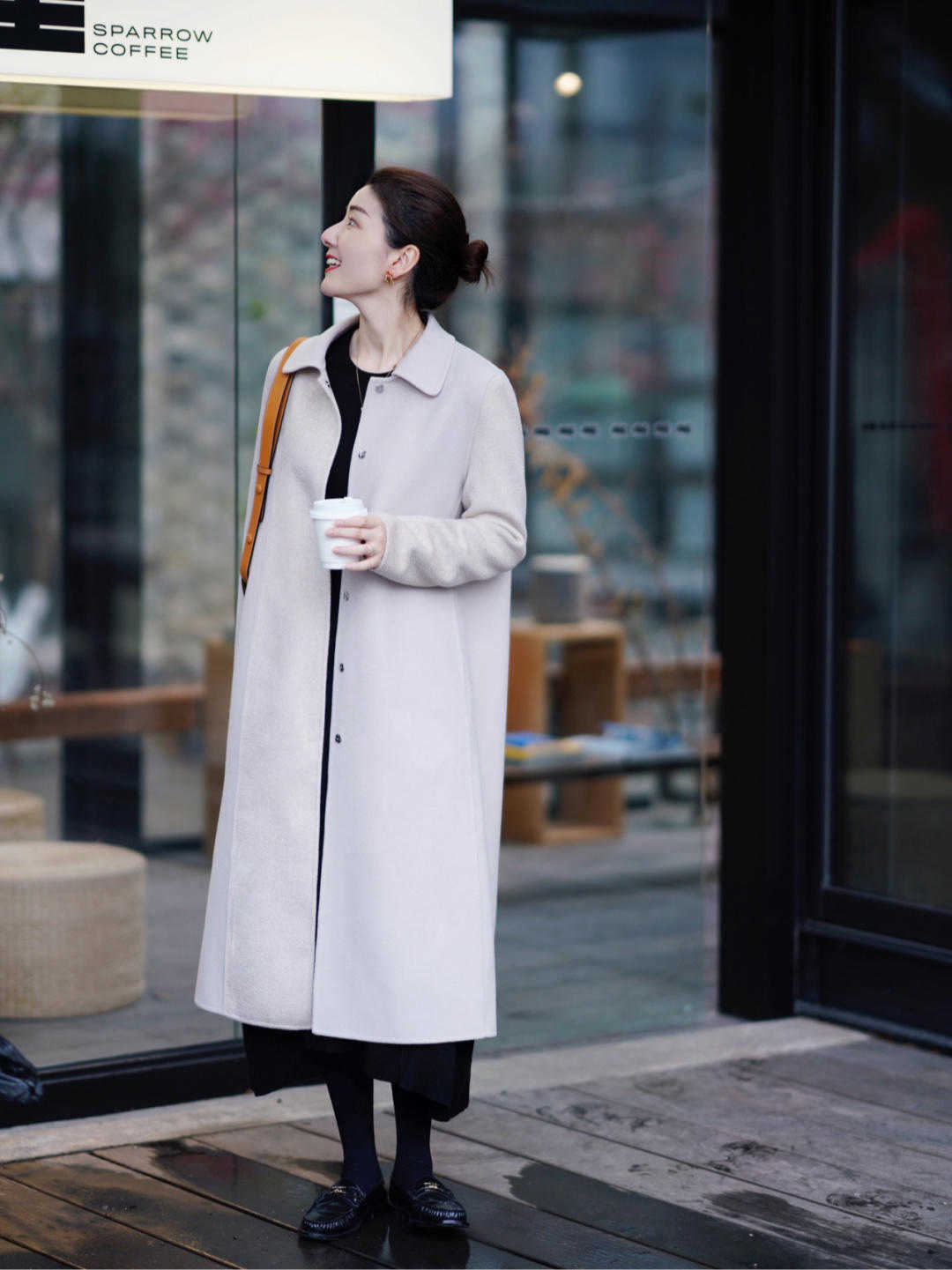 颜色 冬天穿大衣不要将就，试试这几款，简约利落又高级，照着穿准没错