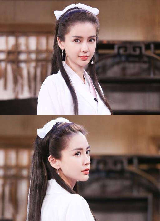 发型古装美女要想有仙气，头上怎能少得了，蝴蝶结和飘带？