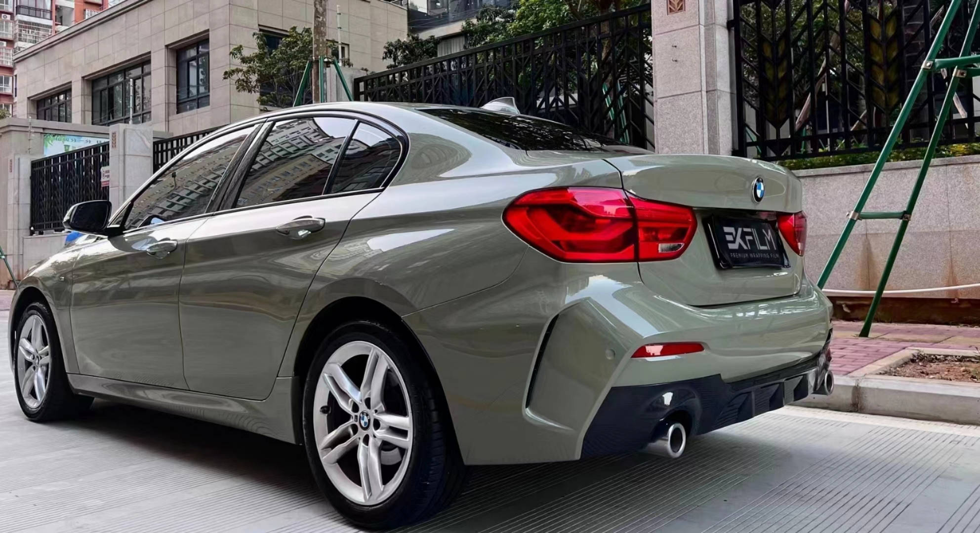 ekfilm改色膜宝马汽车改色pet卡其绿