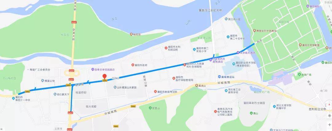 除此之外,檀溪路之於襄城區,就如同長虹路之於樊城區.