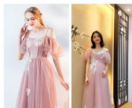 仙女 仙女级的买家秀走红，星空裙美不胜收，模特：来抢饭碗的？