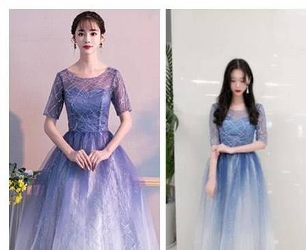 仙女 仙女级的买家秀走红，星空裙美不胜收，模特：来抢饭碗的？