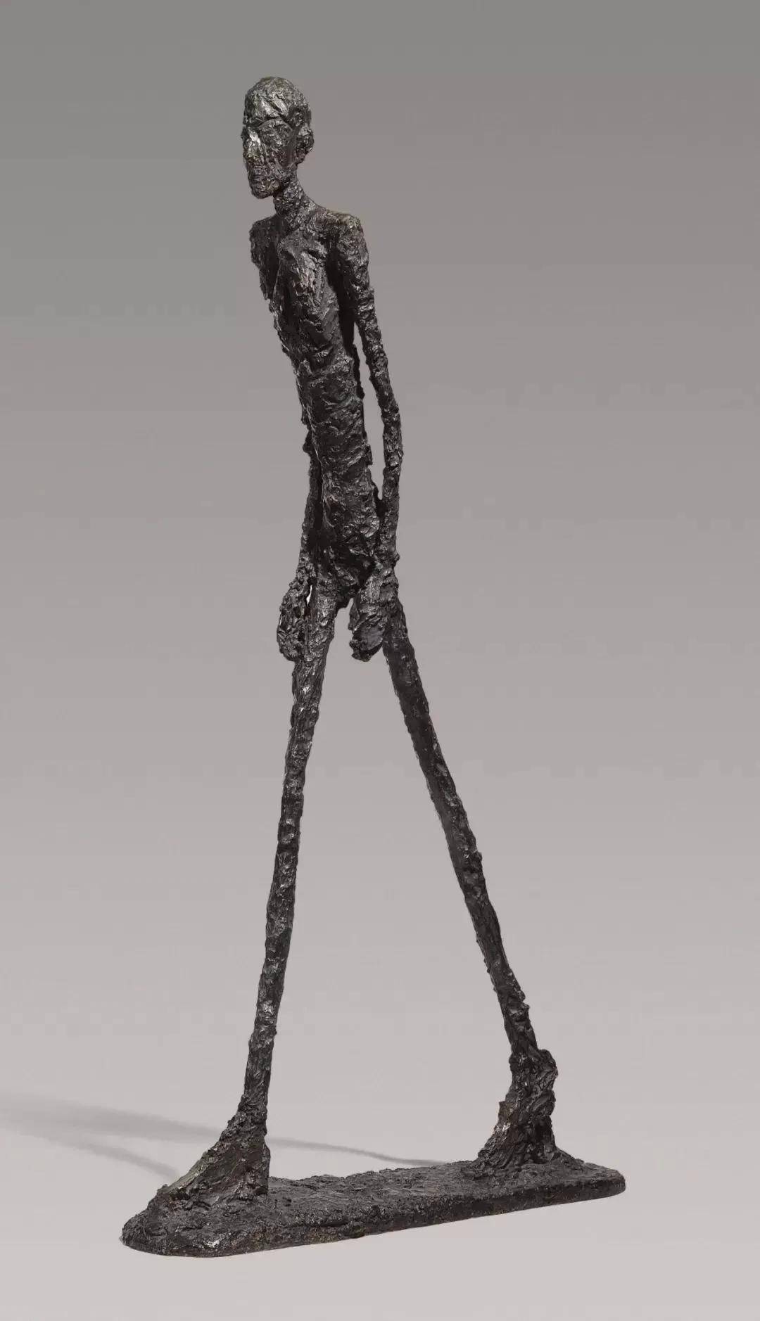 作品欣赏关于阿尔贝托贾科梅蒂用绘画和雕塑对抗死亡和孤独
