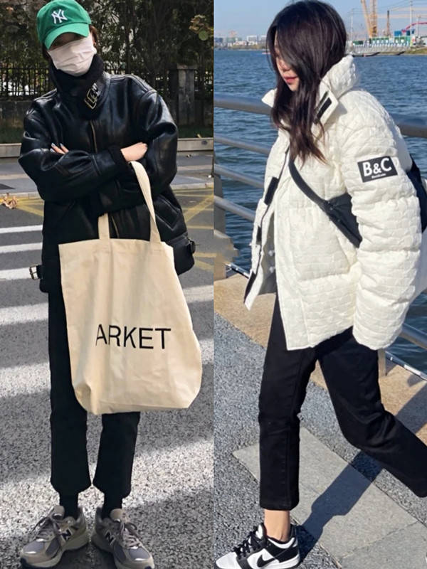 喇叭裤 女人再懒，穿羽绒服也别配打底裤，今年流行这4条裤子，更时髦