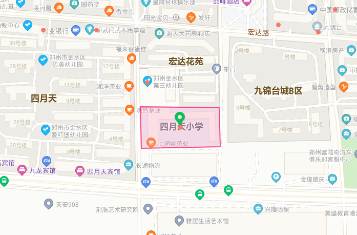 郑州金水区四月天小学入学年龄及划片范围