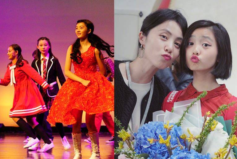 小孩黄磊女儿多妹近照曝光，“哪吒头”搭配犀利眼神，造型百变冷艳