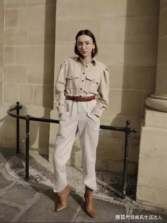 工装裤 答应我,这4款秋冬长裤一定要存,不露脚裸的穿搭,真时髦显瘦
