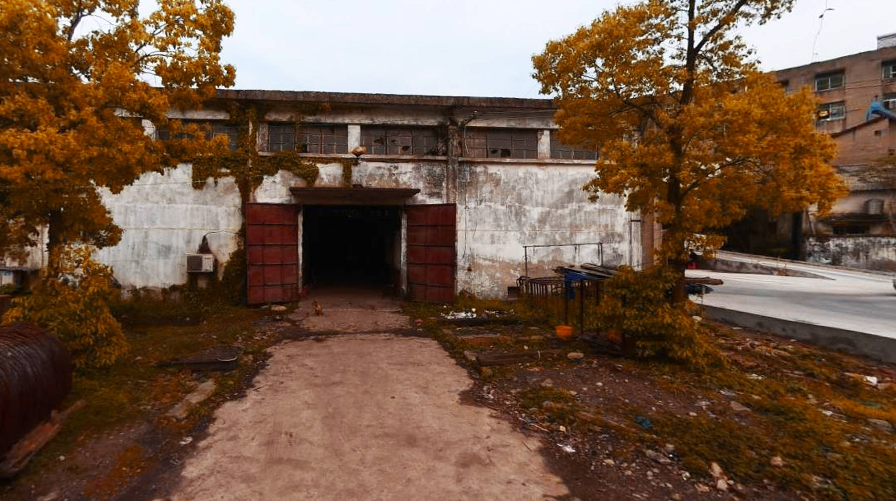 在武汉新洲这座家居城随拍90年代风街景，老建筑写满光阴的故事