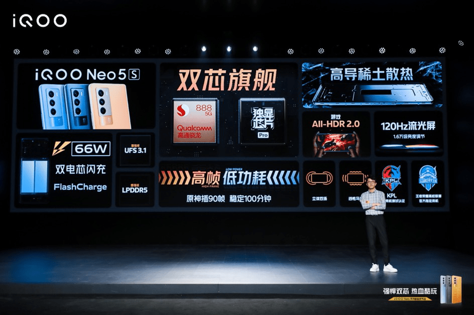 Neo|强悍双芯热血酷玩 iQOO Neo5S手机正式发布