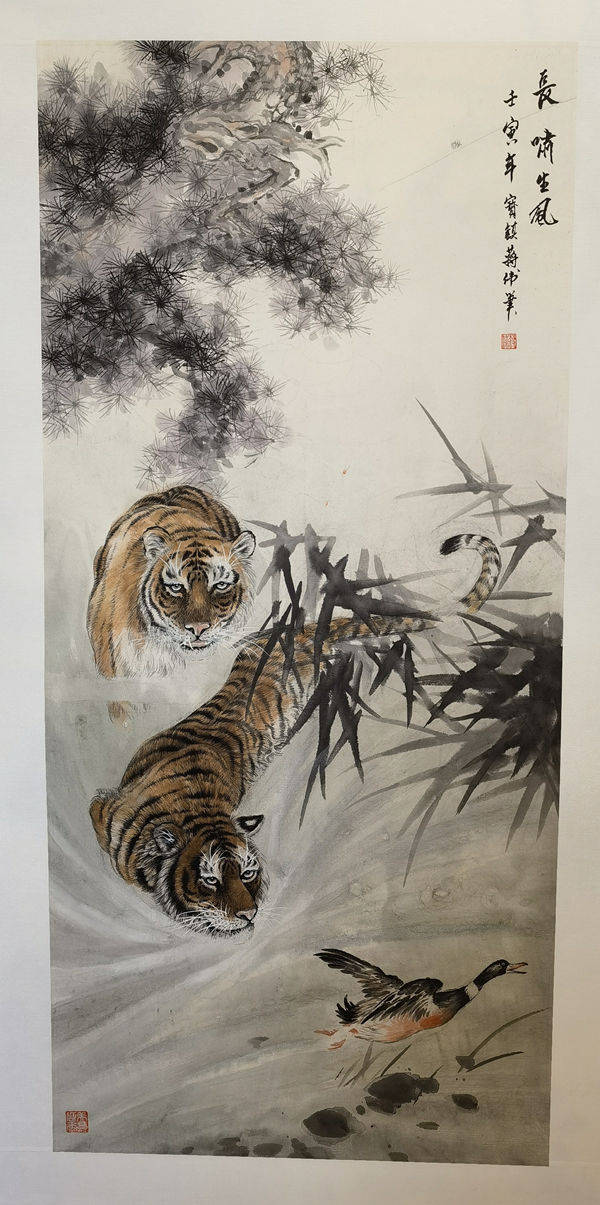 画家蒋伟气韵生动栩栩如生