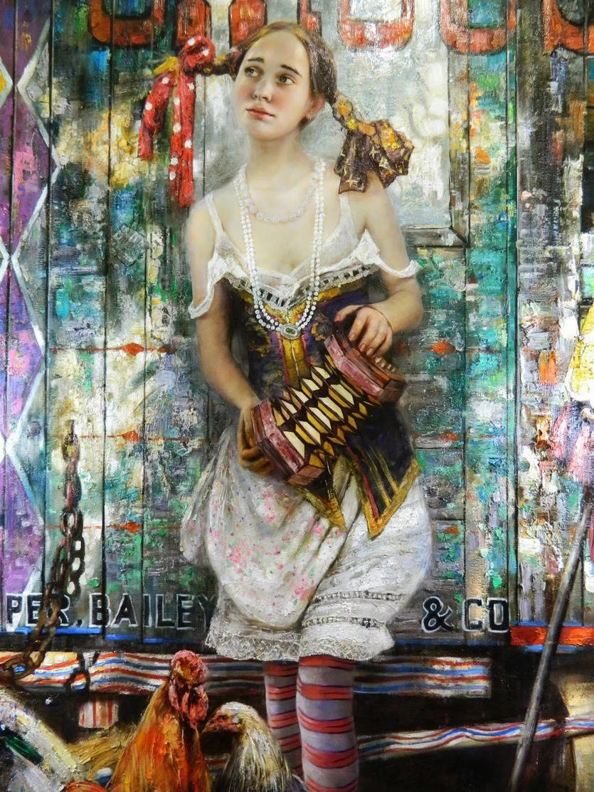 俄罗斯艺术家弗拉基米尔·穆欣的具象绘画作品_mukhin_层次_形状