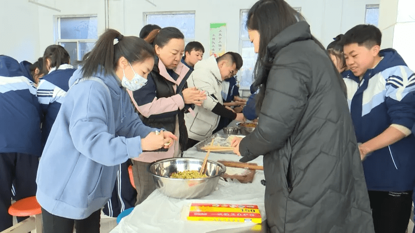 文化|方山职业中学：冬至饺子香 浓情聚一堂