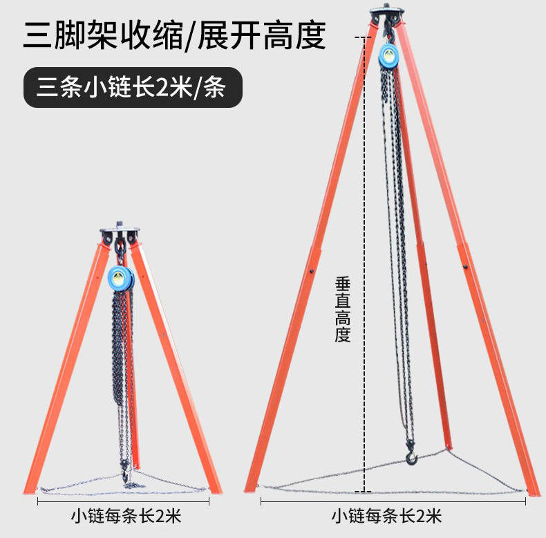 起重三角架自制方法图片