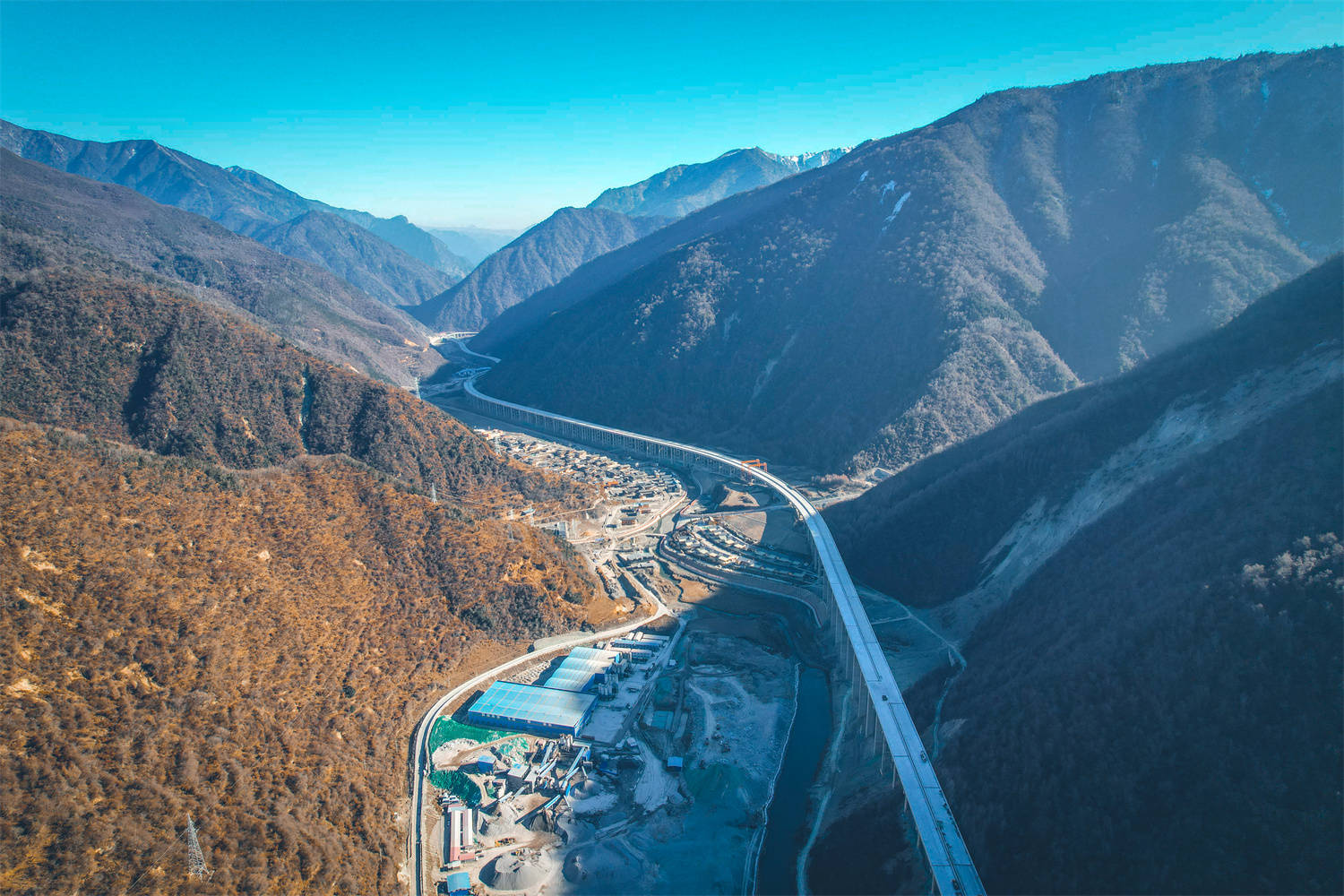 九绵高速北川段图片