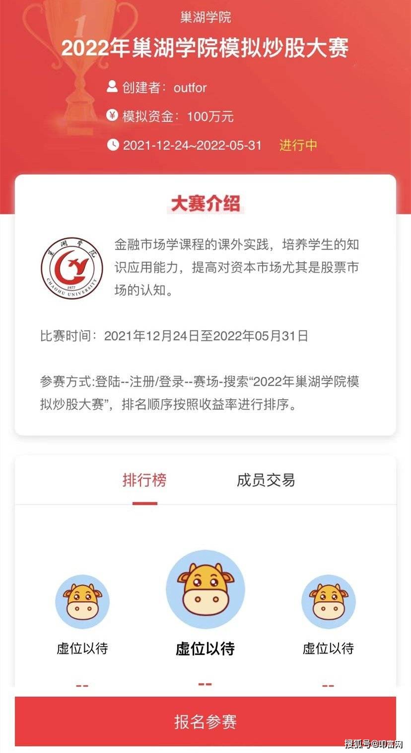 辉煌|烈日骄阳，铸就辉煌，2022年巢湖学院模拟炒股大赛！