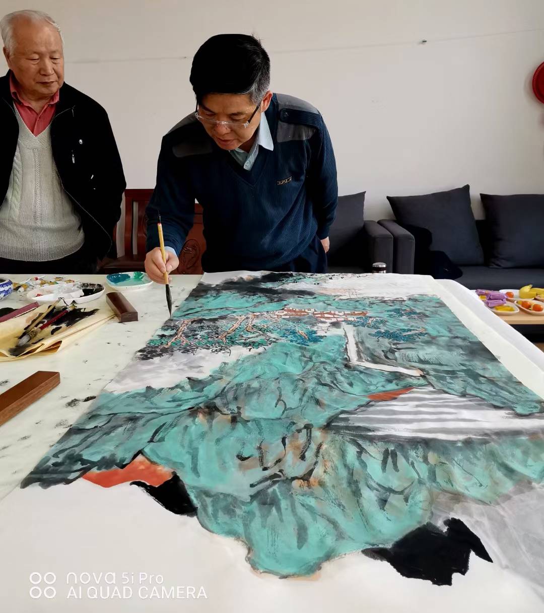 2021雅集笔会上肖文斌作品