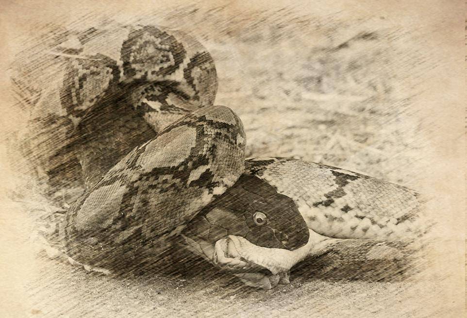 原创泰国蛇王决战蟒蛇绞眼镜王蛇王蛇咬蟒蛇究竟谁能胜出