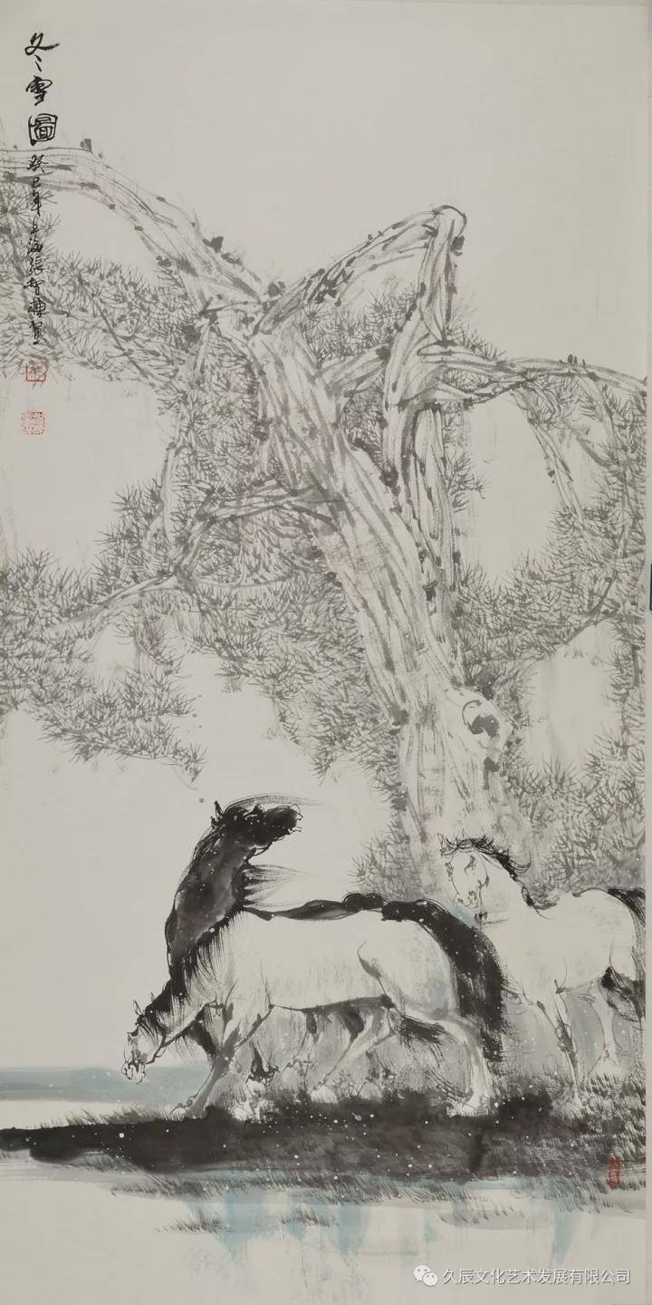 百骏图系列沪上画马名家张智栋笔下的翩然骏马3