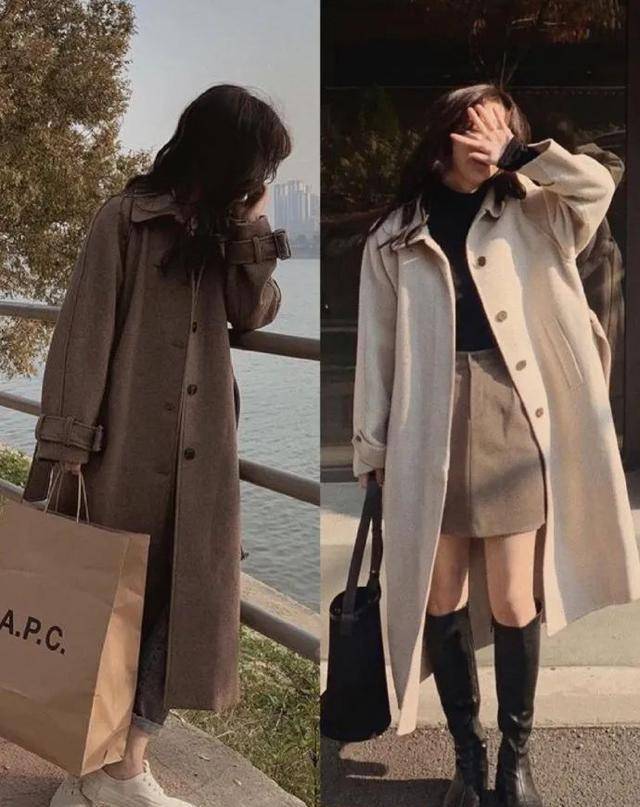 侵权 18套温柔气质的大衣穿搭，优雅精致充满质感，穿上秒变韩剧女主凹造型知性_网
