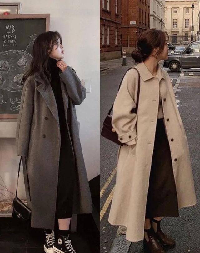 侵权 18套温柔气质的大衣穿搭，优雅精致充满质感，穿上秒变韩剧女主凹造型知性_网