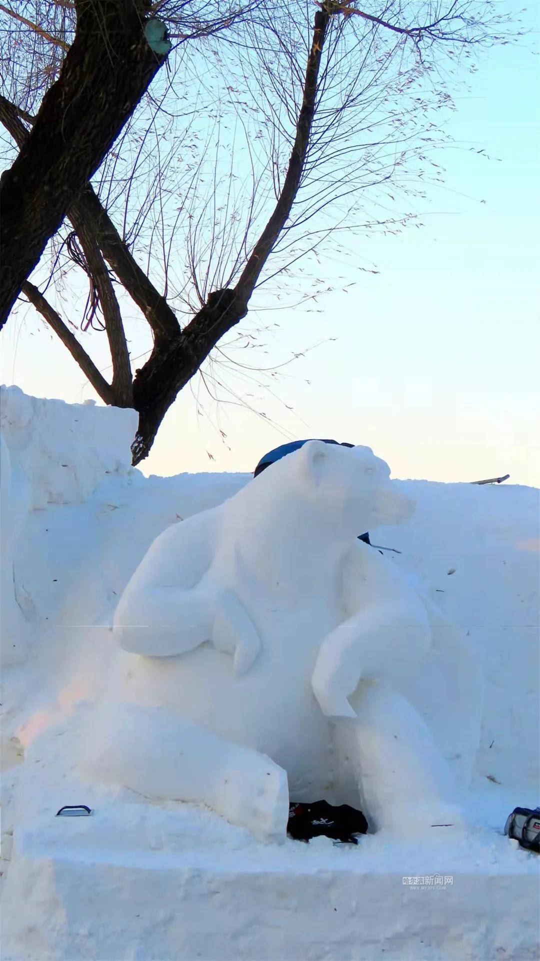 冰灯|又上新了！江畔美景一天一个样，冰雪美景抢先看！