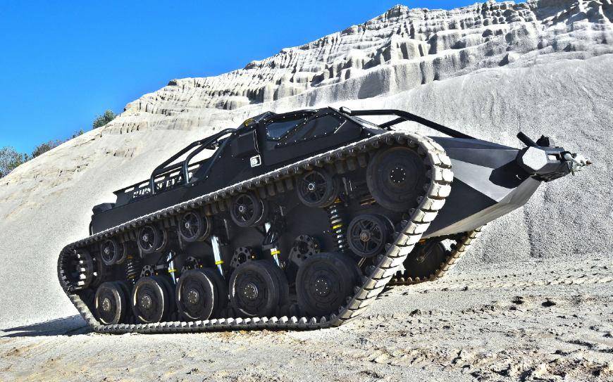 人家已经开上私家坦克了_ripsaw_设计_履带