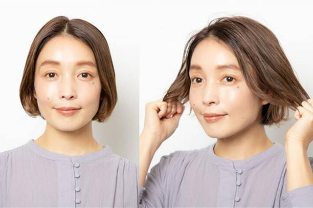 卷发打理发型不全靠“托尼”，这款适合40岁女人的8:2分，在家轻松做