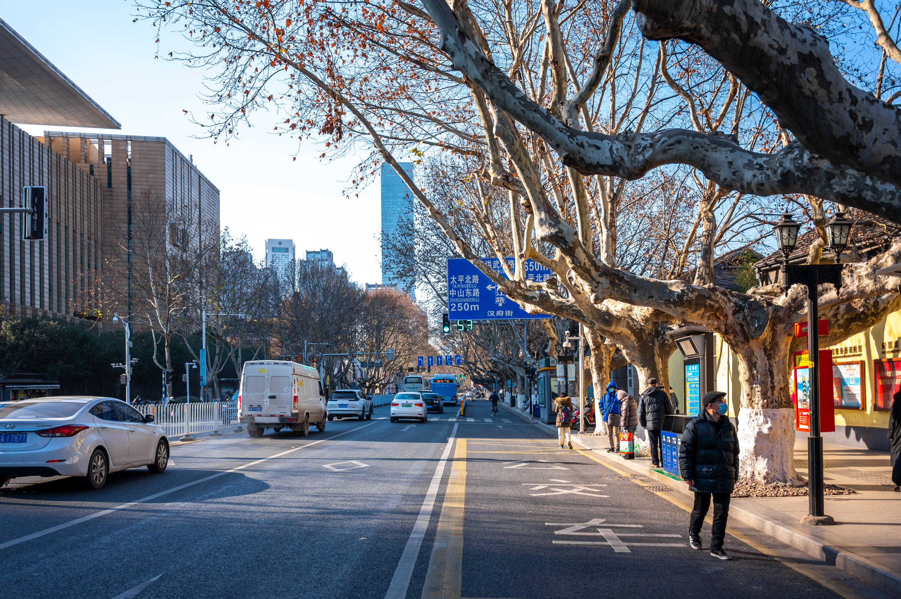 南京街道照片图片