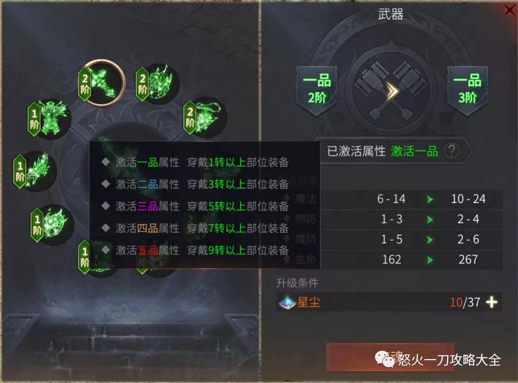 傲世龙城兵魂品阶介绍一战称王兵魂品阶如何升级