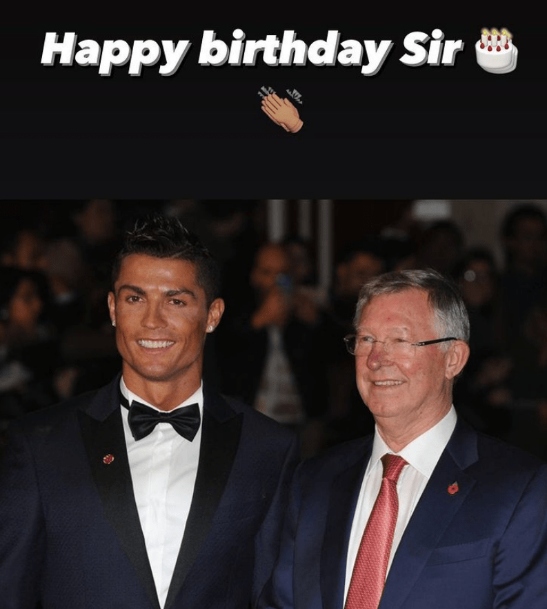 歐冠|C羅真懂感恩！發(fā)文為弗格森慶祝80大壽生日：他是我的足球父親