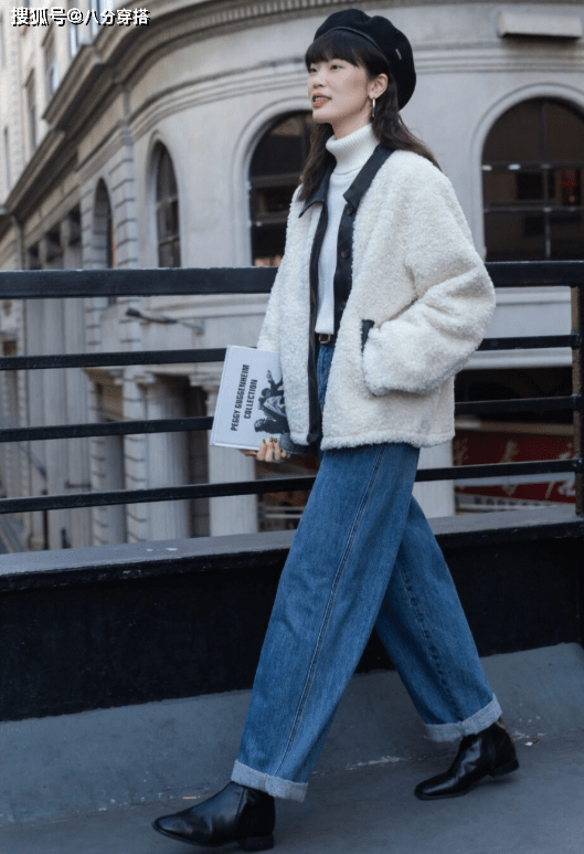 黑色 不露脚踝的冬季穿搭来喽,这些搭配简约日常又保暖,美得毫不费力