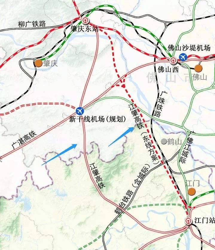 原創廣東省正在規劃的幾條新鐵路快看看沿線經過你家嗎