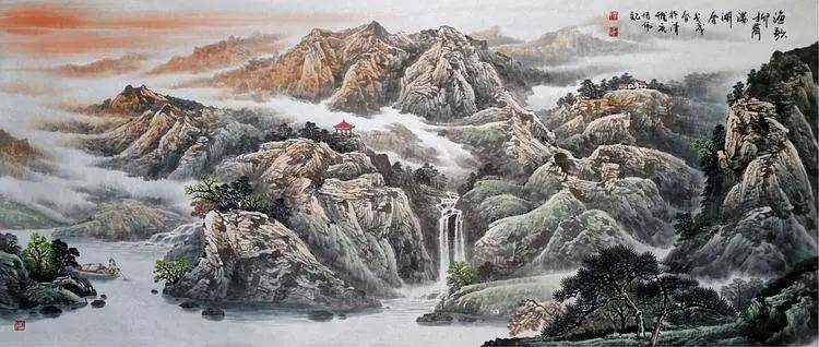 画家卢增伟胸中丘壑当底蕴笔下烟云绘山河