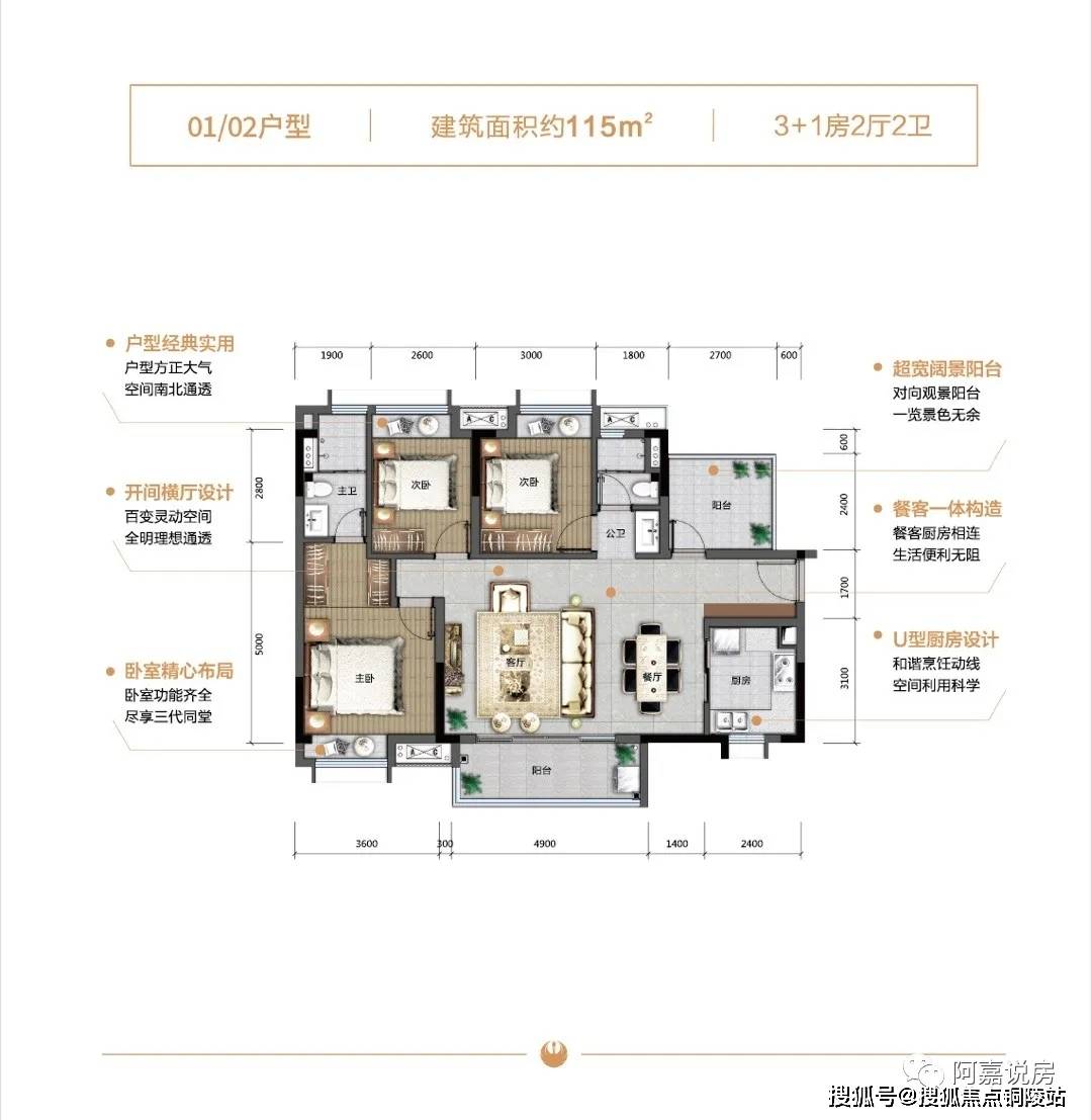 雅居乐中央公馆户型图图片