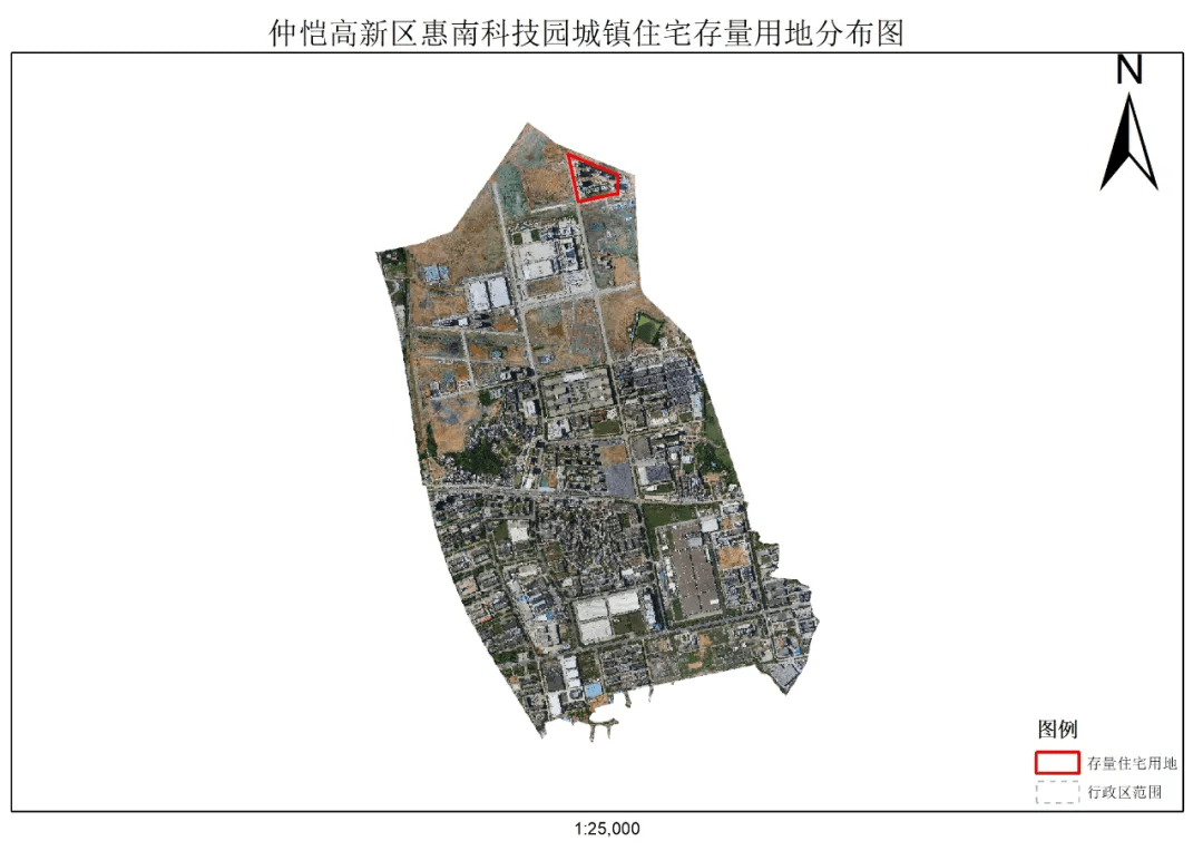 *數據,存量用地分佈圖來源於仲愷高新技術開發區管理委員會惠東縣存量