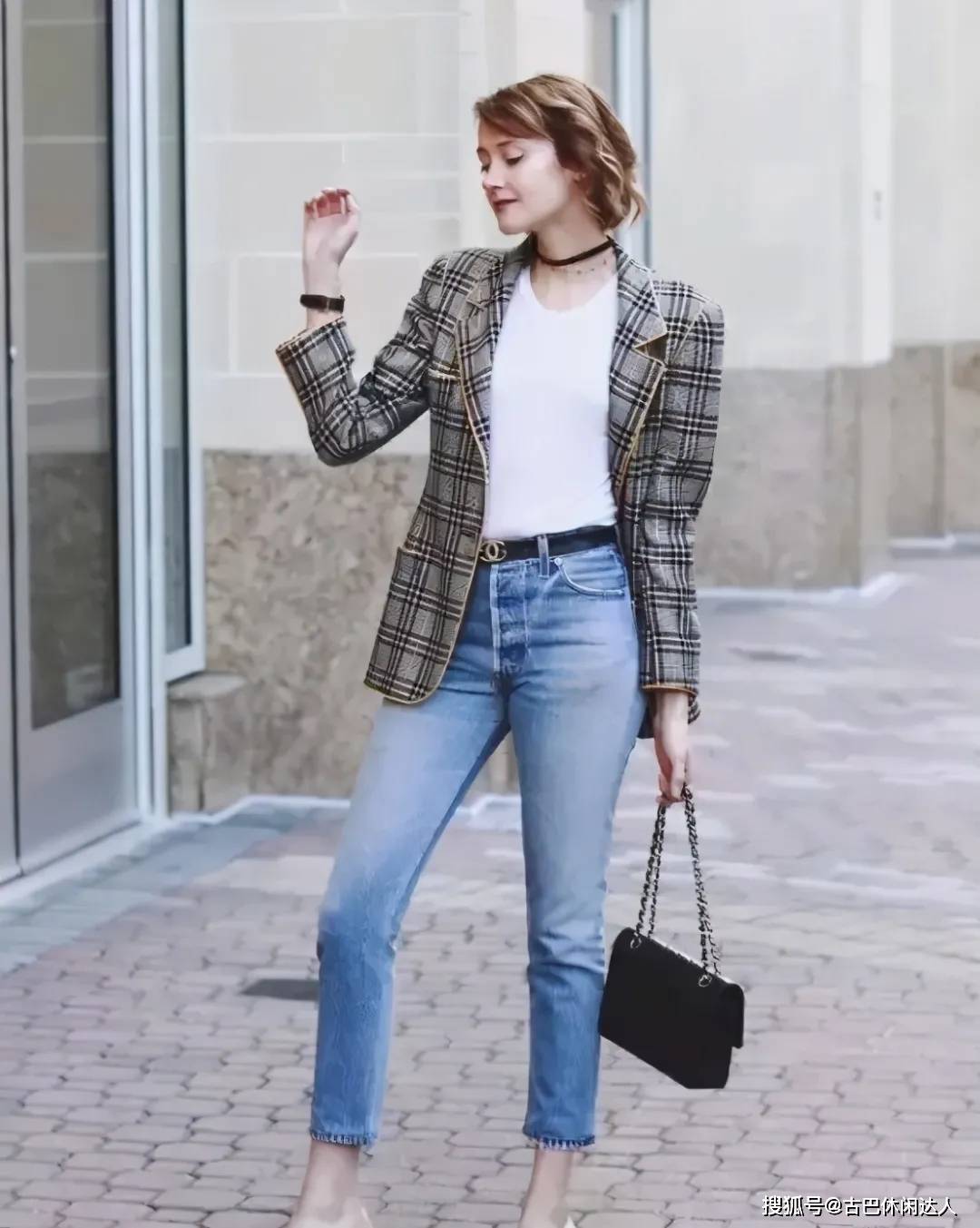感觉 会穿格纹的女性才是时髦精,记住“3技巧”,复古高级有格调