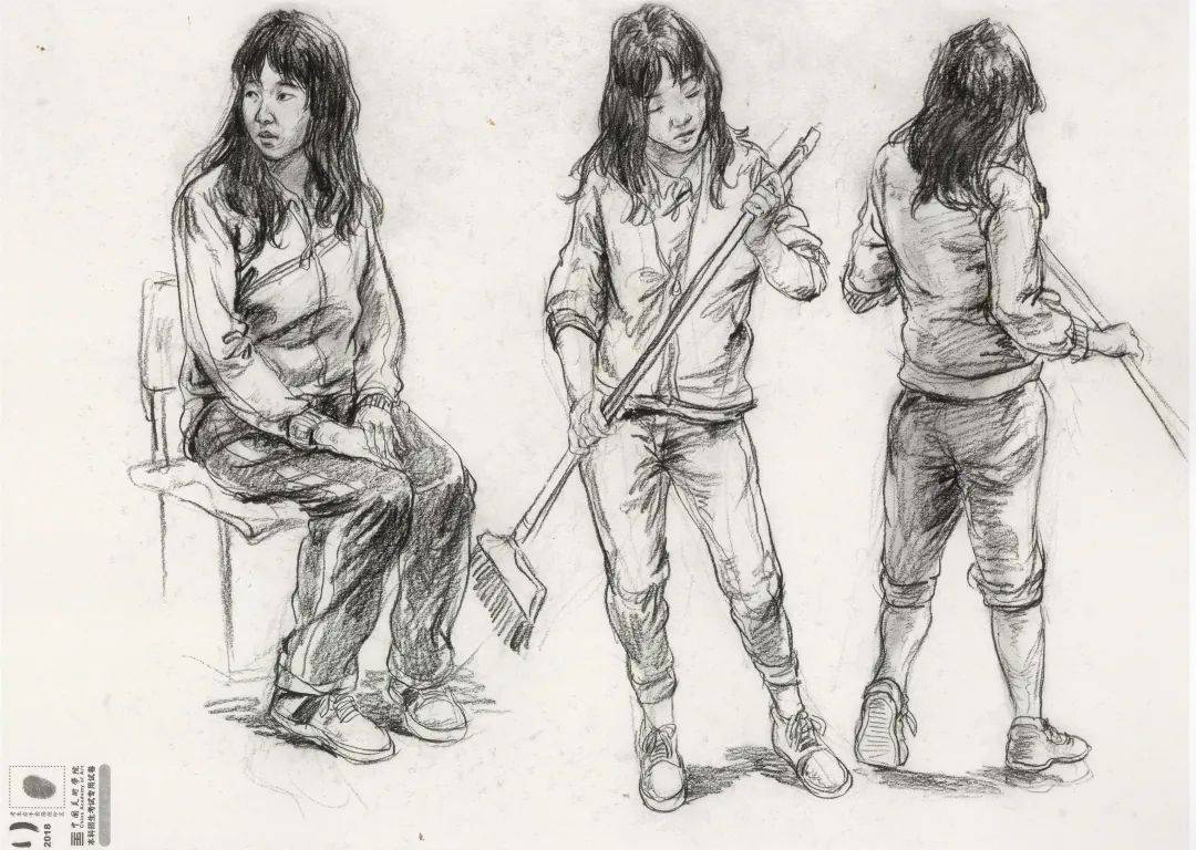 高分卷分享近百张中国美术学院速写高分卷合集不要错过哦
